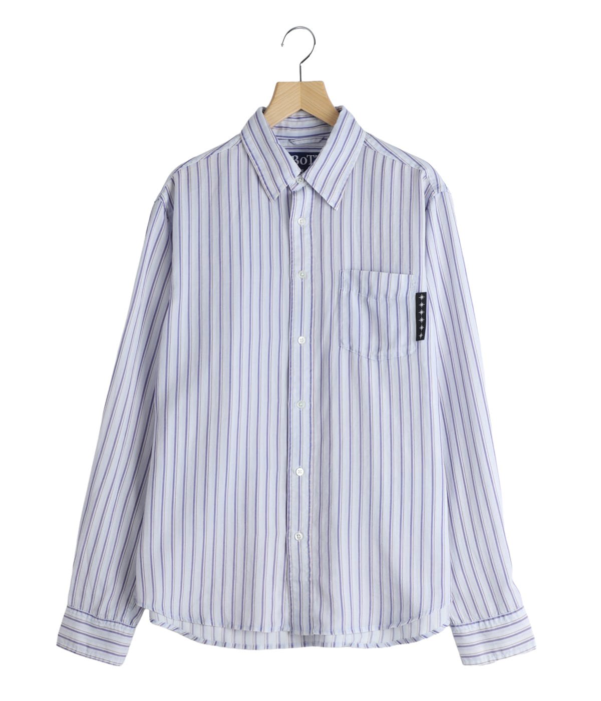 Printed Striped Shirt | BOTT(ボット) / トップス 長袖シャツ (メンズ
