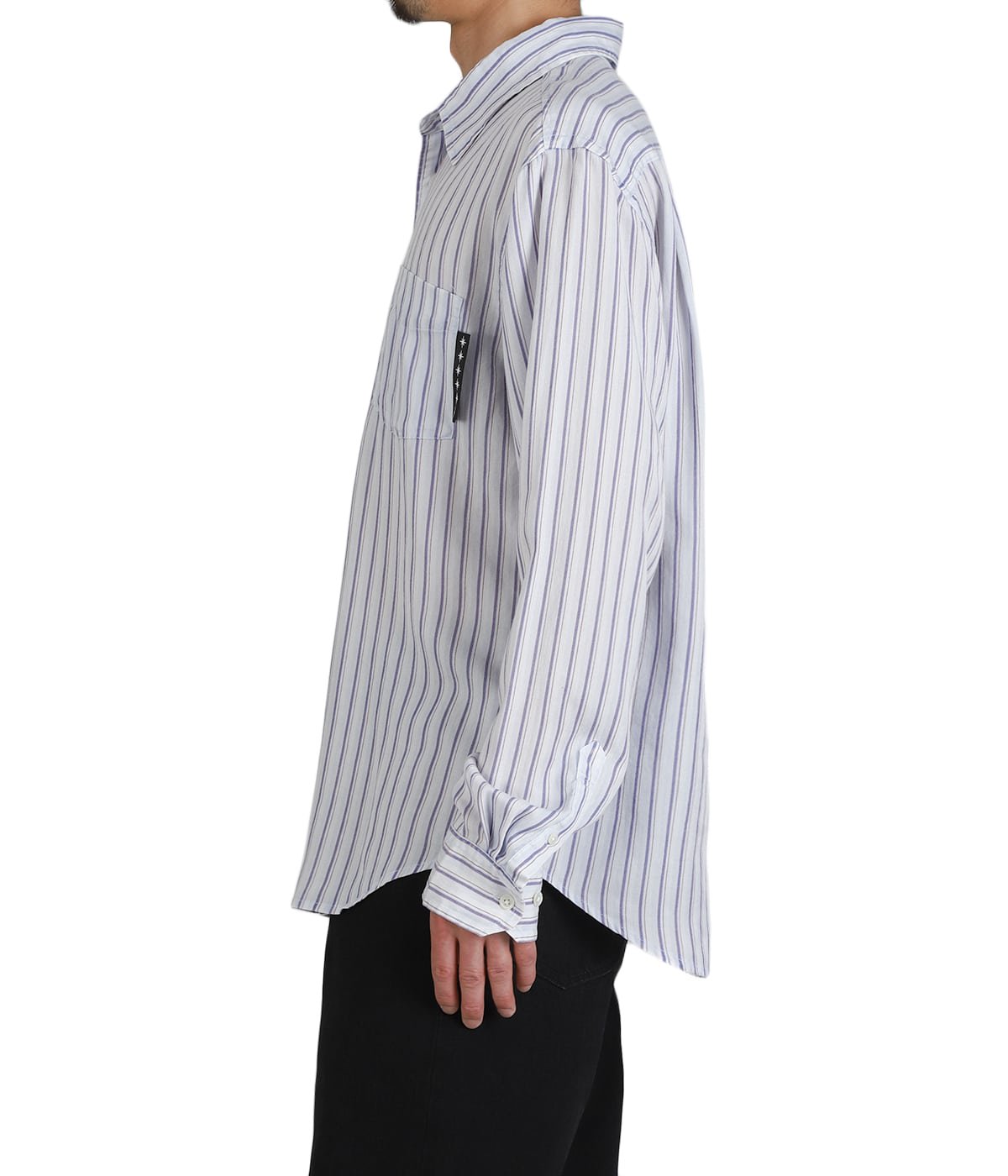 Printed Striped Shirt | BOTT(ボット) / トップス 長袖シャツ (メンズ