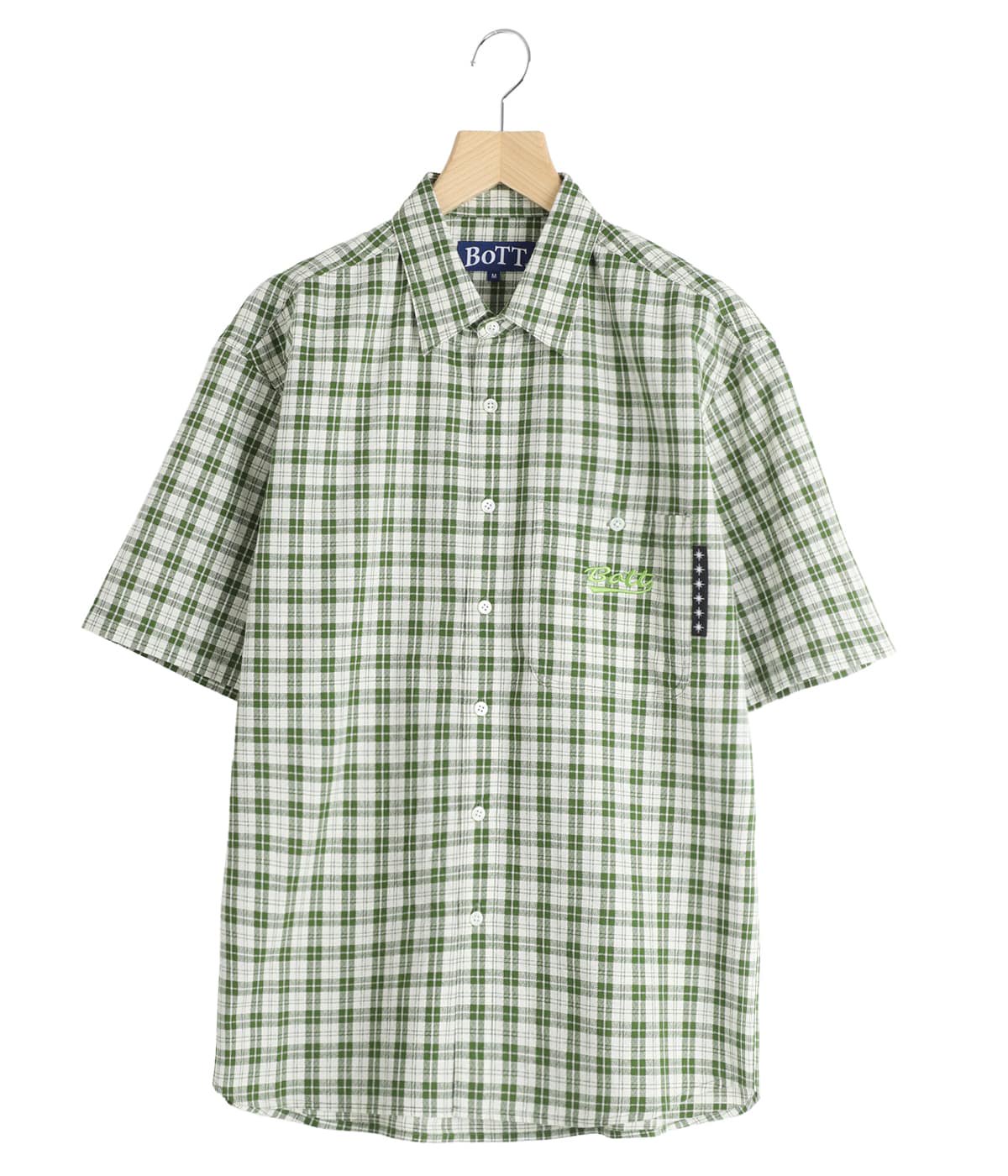 Plaid S/S Shirt | BOTT(ボット) / トップス 半袖シャツ (メンズ)の