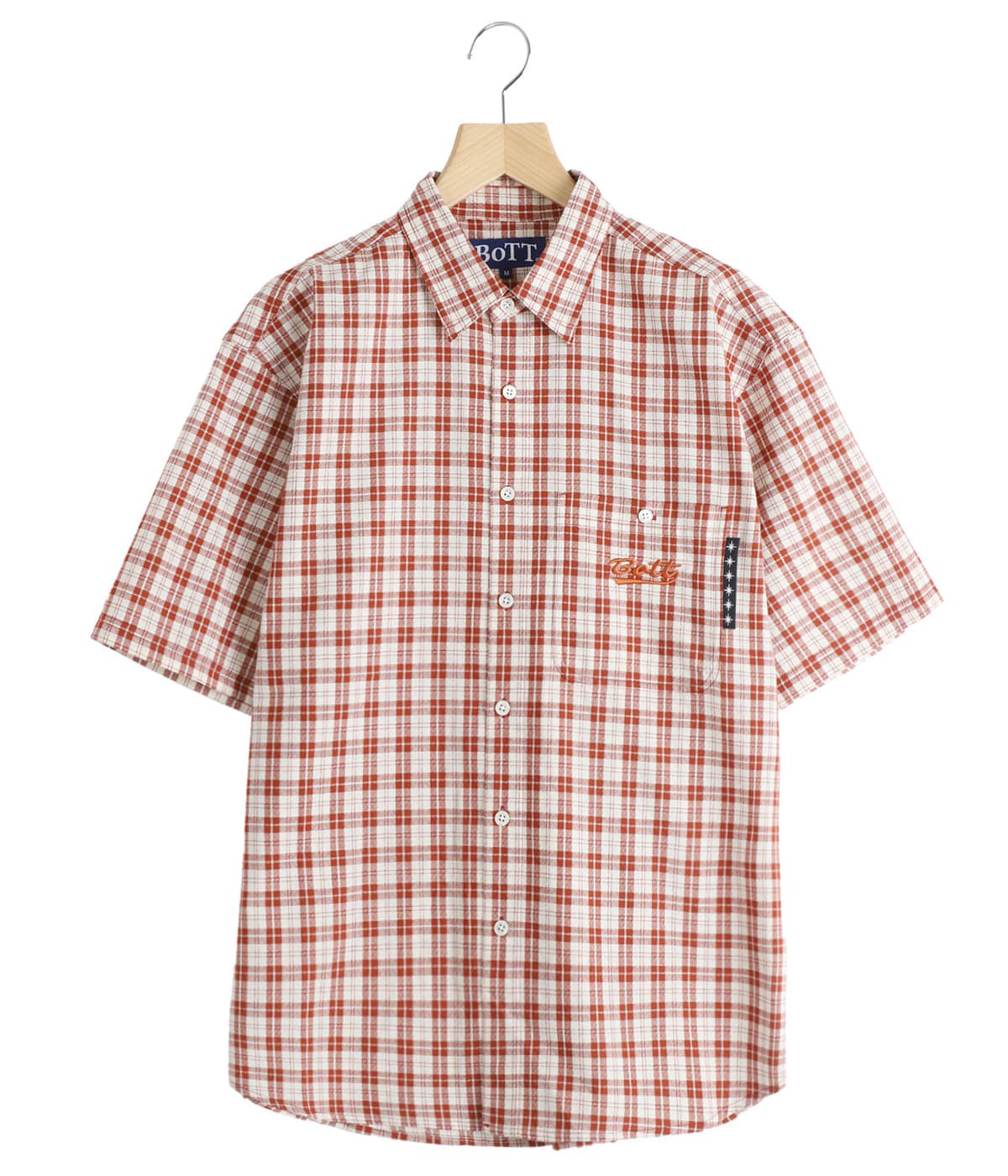 Plaid S/S Shirt | BOTT(ボット) / トップス 半袖シャツ (メンズ)の