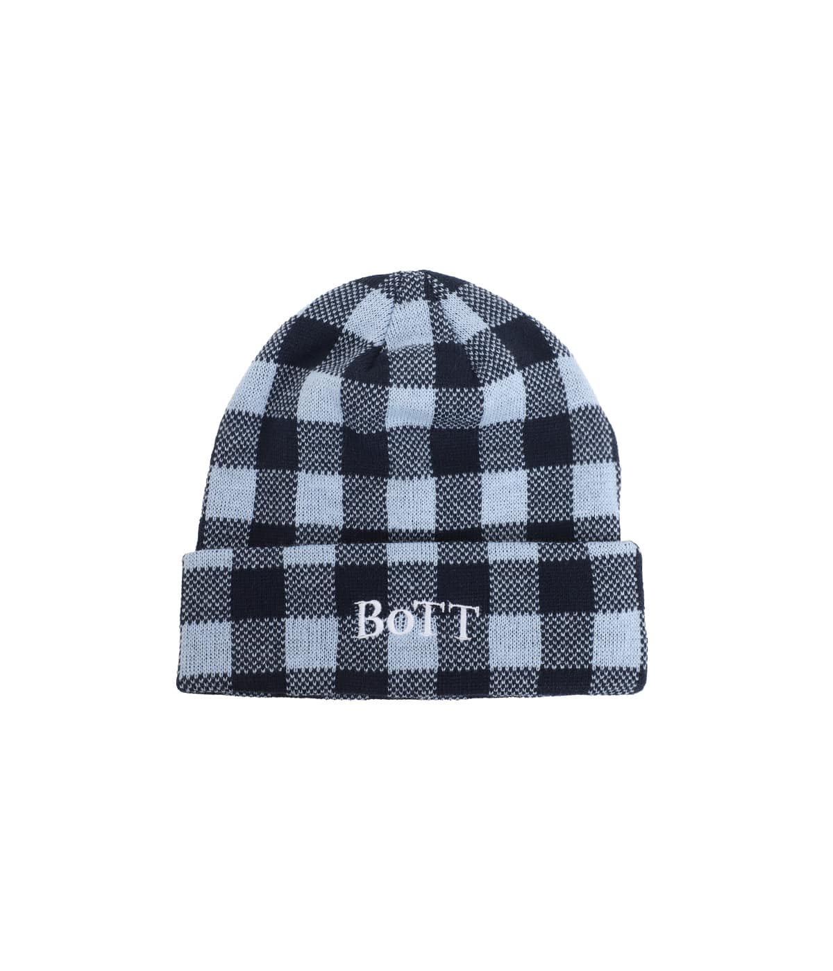 Gingham Check Beanie | BOTT(ボット) / 帽子 ニットキャップ (メンズ