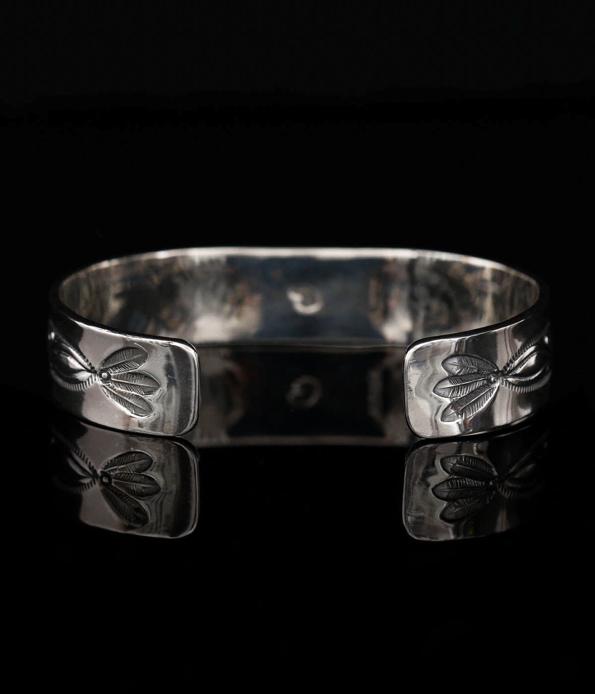 18K EAGLE HEAD STAMPED BRACELET | LARRY SMITH(ラリースミス