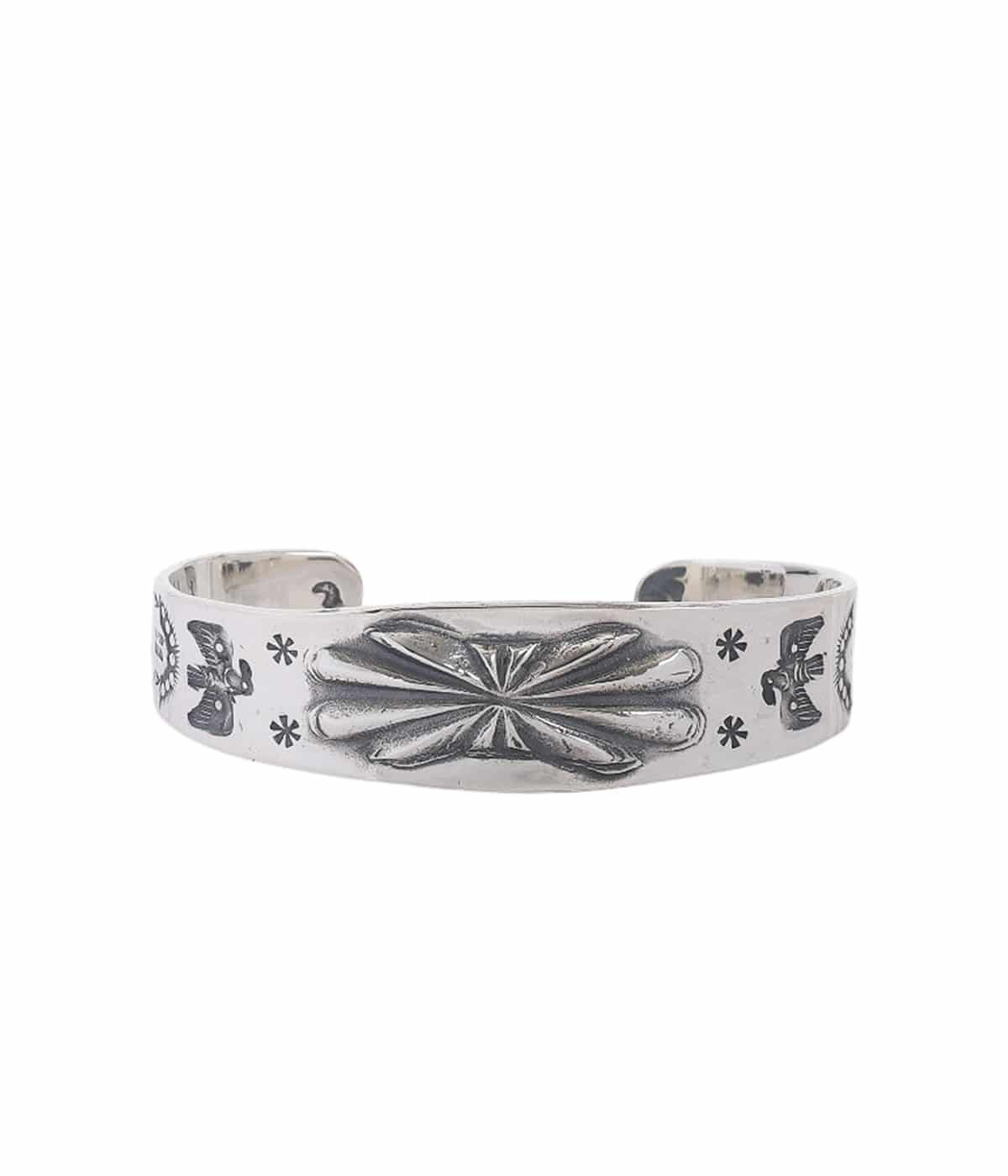 【LARRY SMITH】ラリースミス ブレスレット レザー×シルバー LARRY SMITH(ラリースミス) ブレスレット SQUARE WIRE BRACELET (CROSS