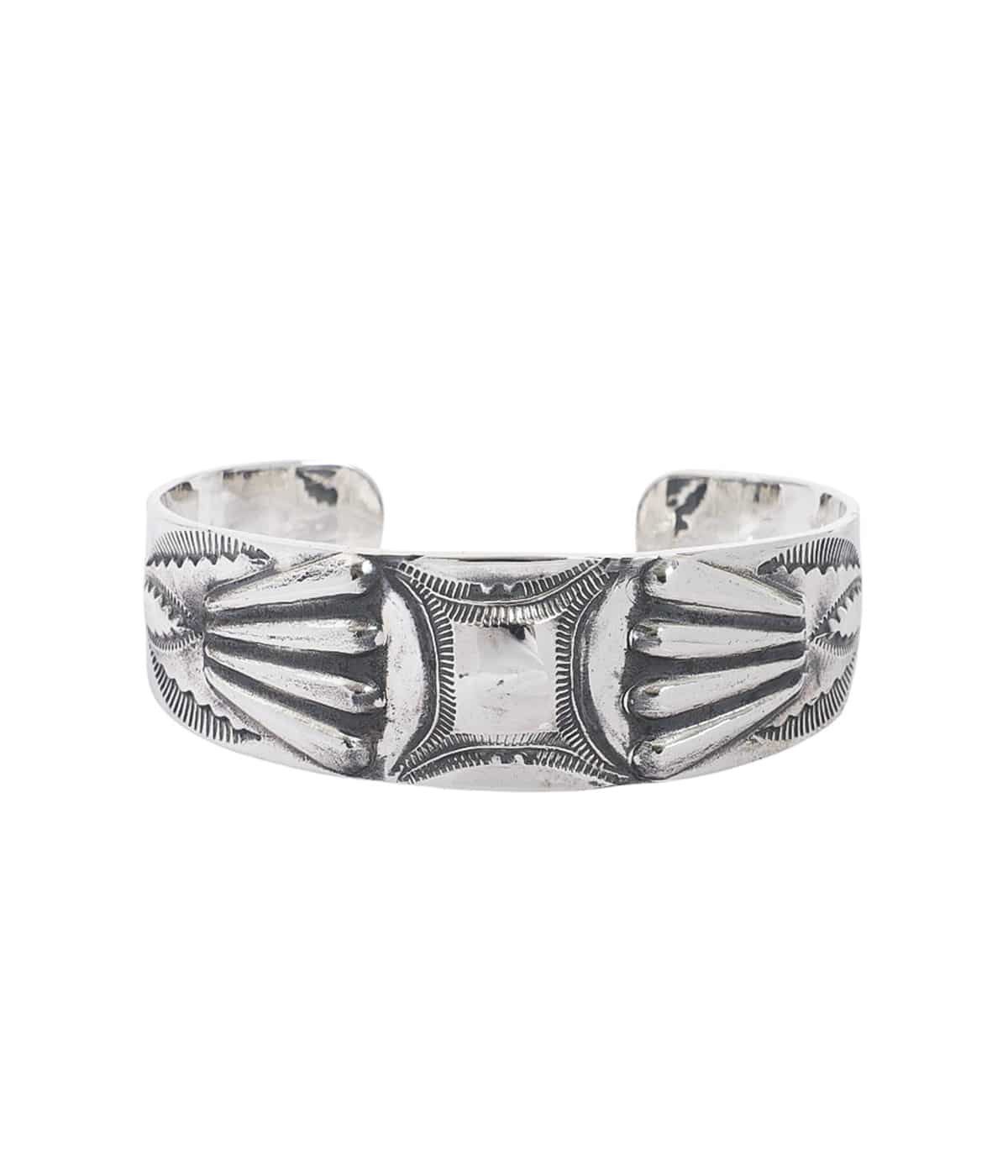 SQUARE REPOUSSE BRACELET（8 TEARDROPS） | LARRY SMITH(ラリースミス 