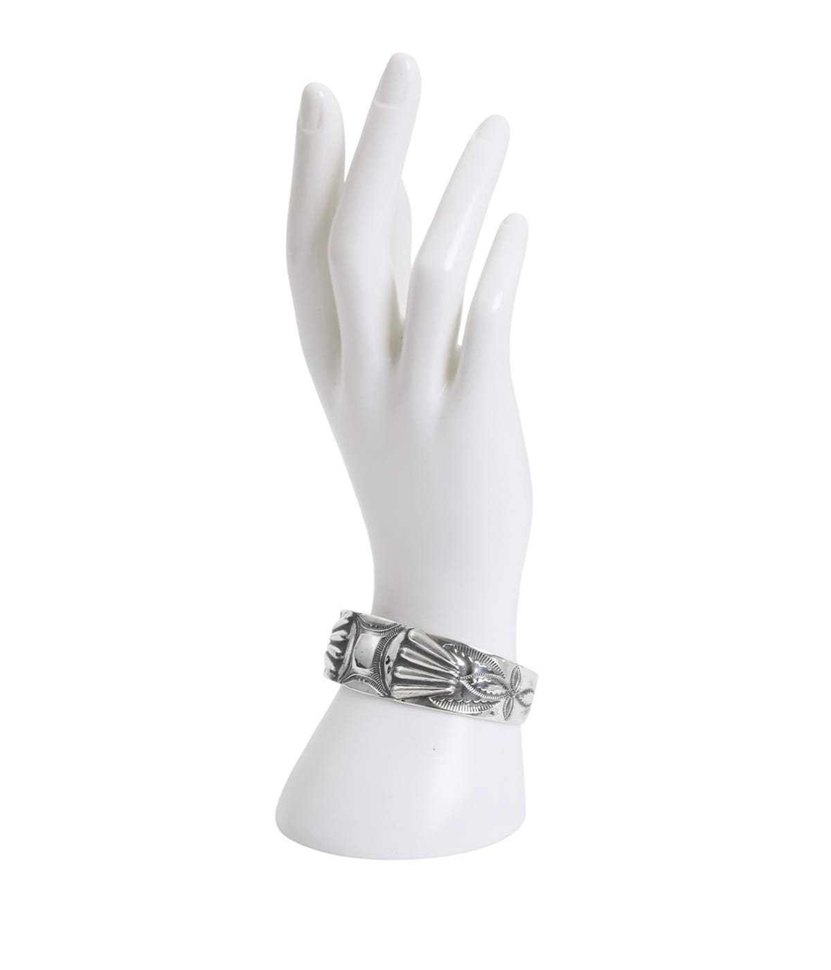 SQUARE REPOUSSE BRACELET（8 TEARDROPS） | LARRY SMITH(ラリースミス