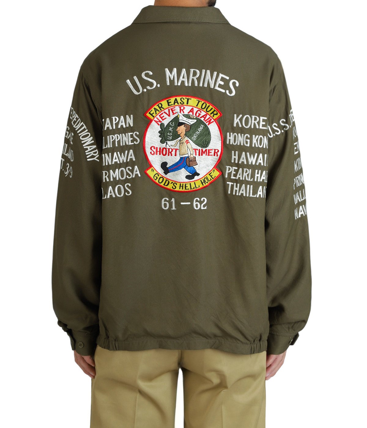 U.S. Marine Corps ミリタリージャケット TOUR JACKET TYPE A-10 GLOVE U.S. MARINE CORPS 3rd MARINE