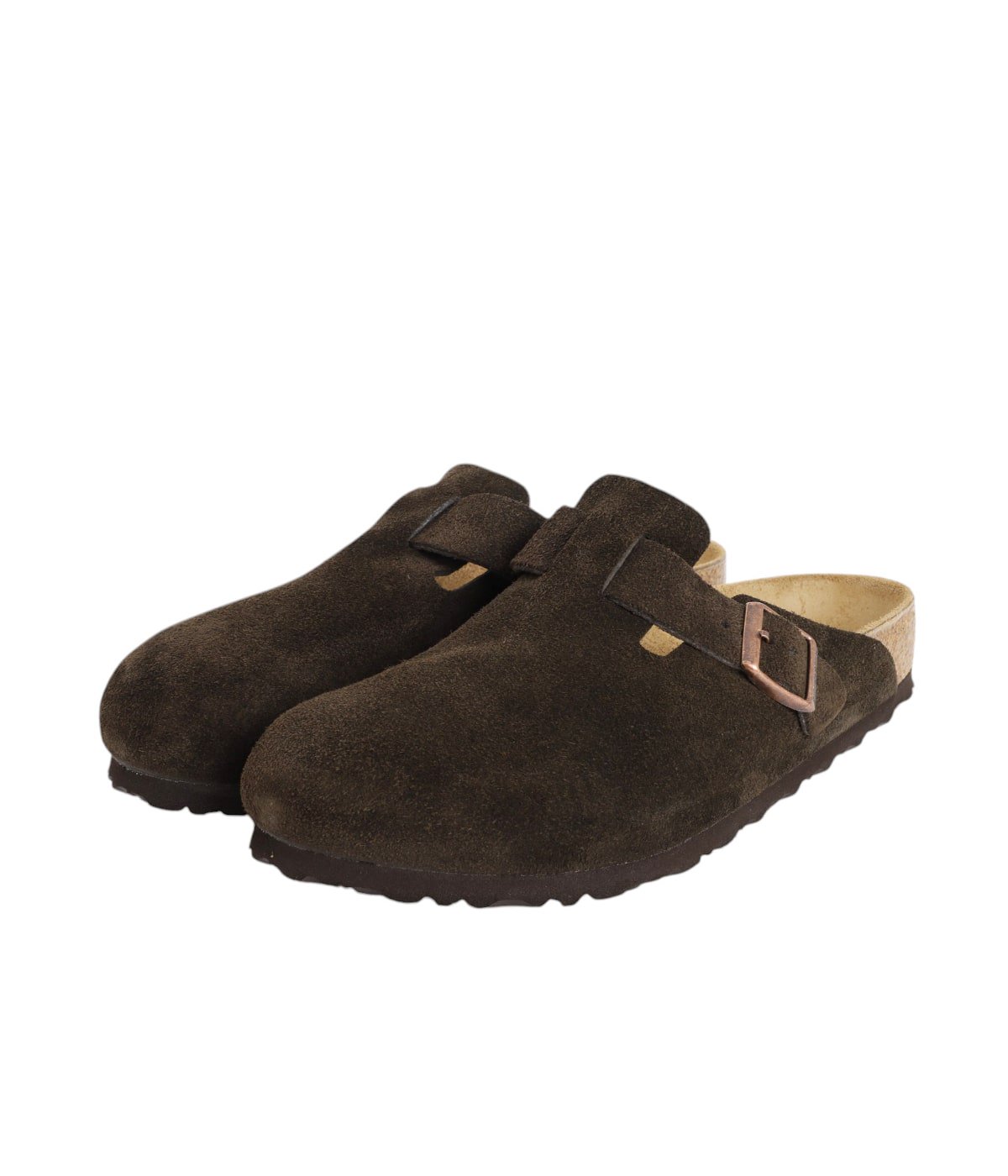 Boston BIRKENSTOCK ビルケンシュトック サンダル Mocha女 Amazon | Birkenstock ボストンスエード クロッグ, モカ, 7-7.5
