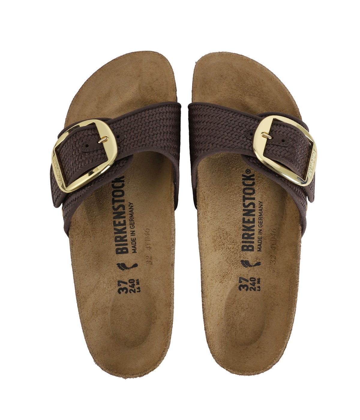 レディース】MADRID BIG BUCKLE RAFFIA (ナローフィット
