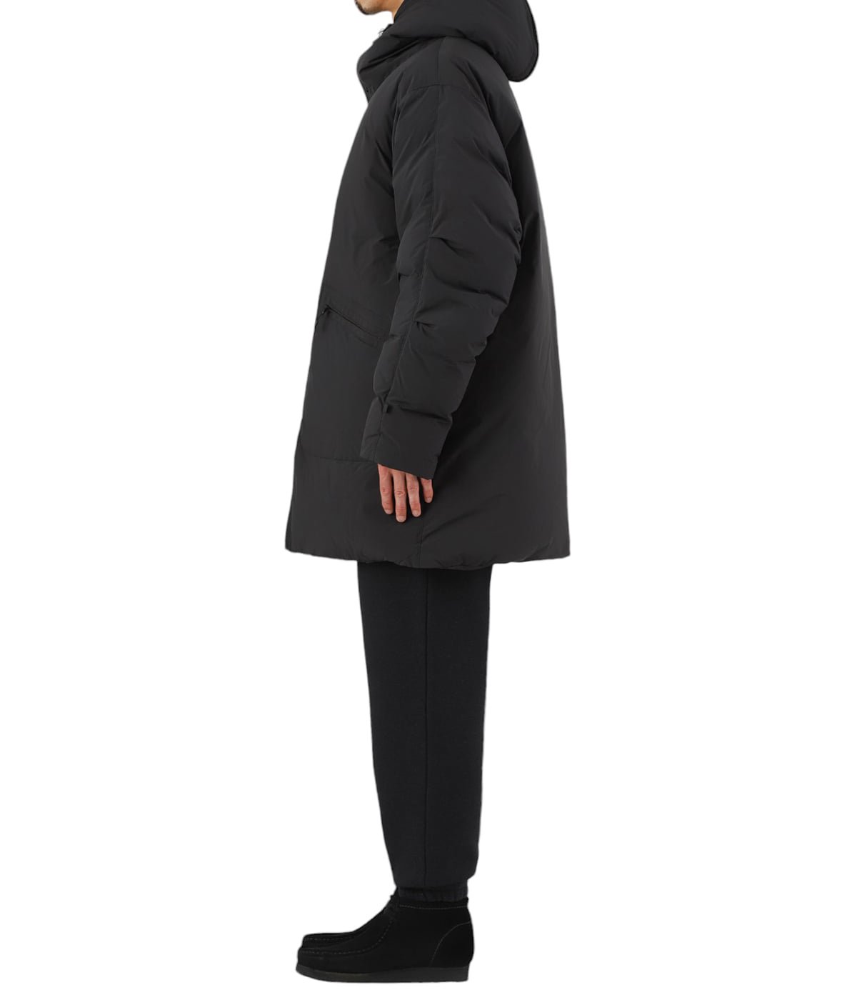 model(175cm / 60kg)B85 W75 H92 着用サイズ：M
