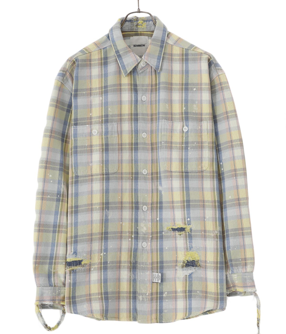 REPAIR FLANNEL SHIRTS DRIPPING | BOW WOW(バウワウ) / トップス 長袖シャツ (メンズ)の通販 -  ARKnets(アークネッツ) 公式通販 【正規取扱店】