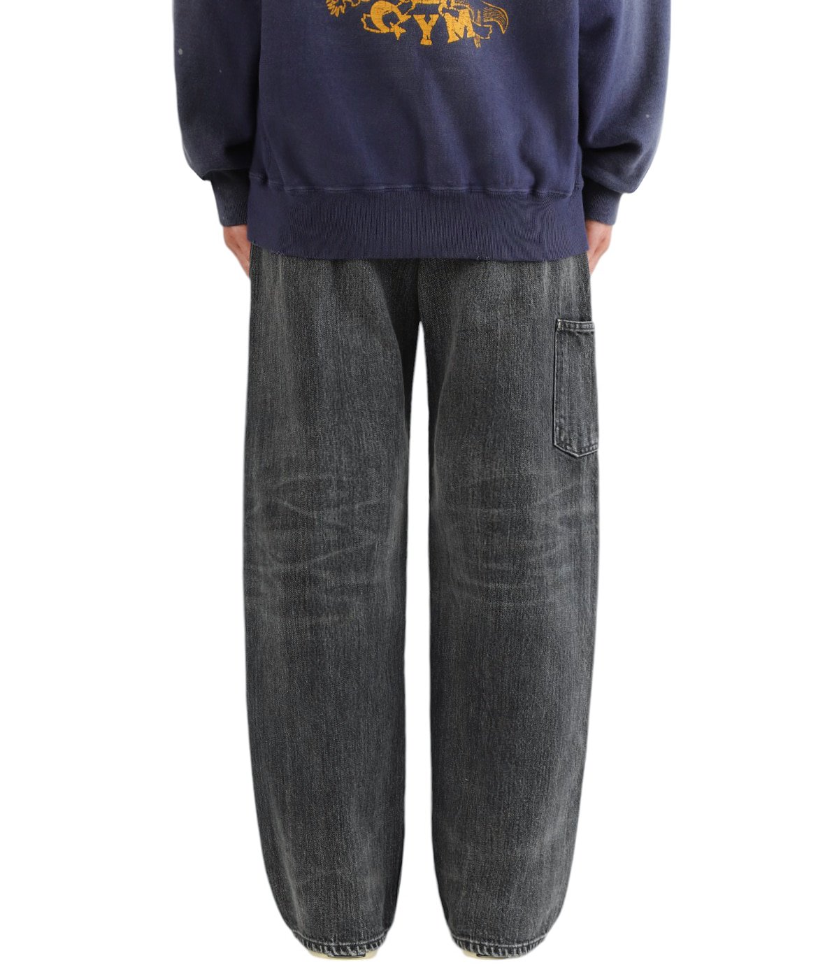 30S BLACK DENIM PANTS REPAIRED | BOW WOW(バウワウ) / パンツ