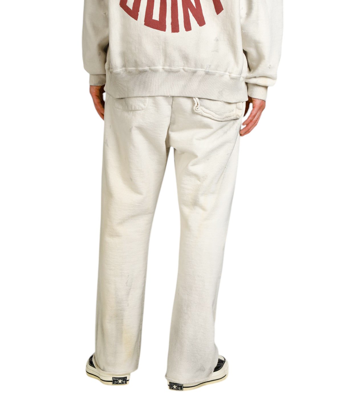 BOW WOWバウワウ⭐︎スウェットパンツ（XLサイズ） CROSS PRINTED SWEATPANTS リバーシブルスウェットパンツ