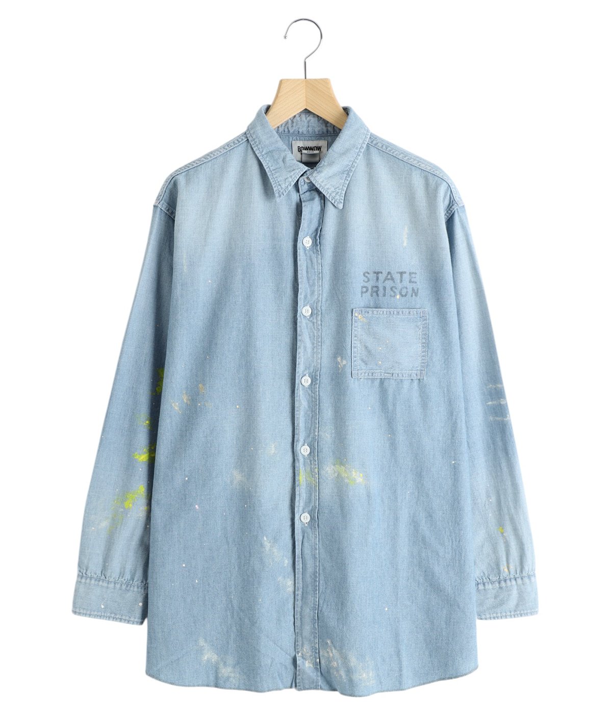 XL【BOW WOW】STATE PRISON SHIRT ／新品タグ付／送料込 STATE PRISON CHAMBRAY SHIRT – C30 - BOW WOW, RECOGNIZE FLAGSHIP SHOP
