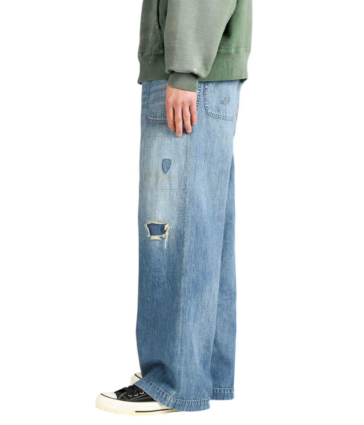 USN M44 DUNGAREE TROUSERS SIDE SEAMLESS | BOW WOW(バウワウ