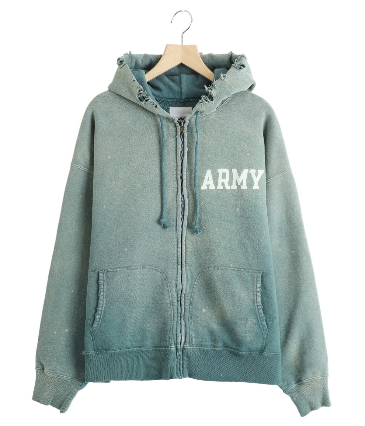 ARMY ZIP HOODIE AGED | BOW WOW(バウワウ) / トップス スウェット