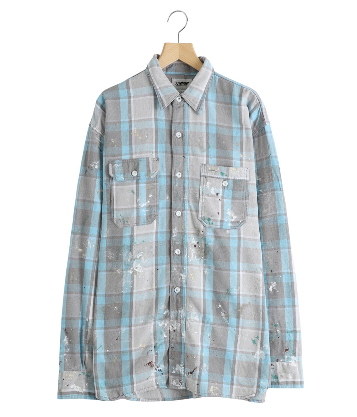 PAINTERS PAINT STAINED FLANNEL SHIRT | BOW WOW(バウワウ