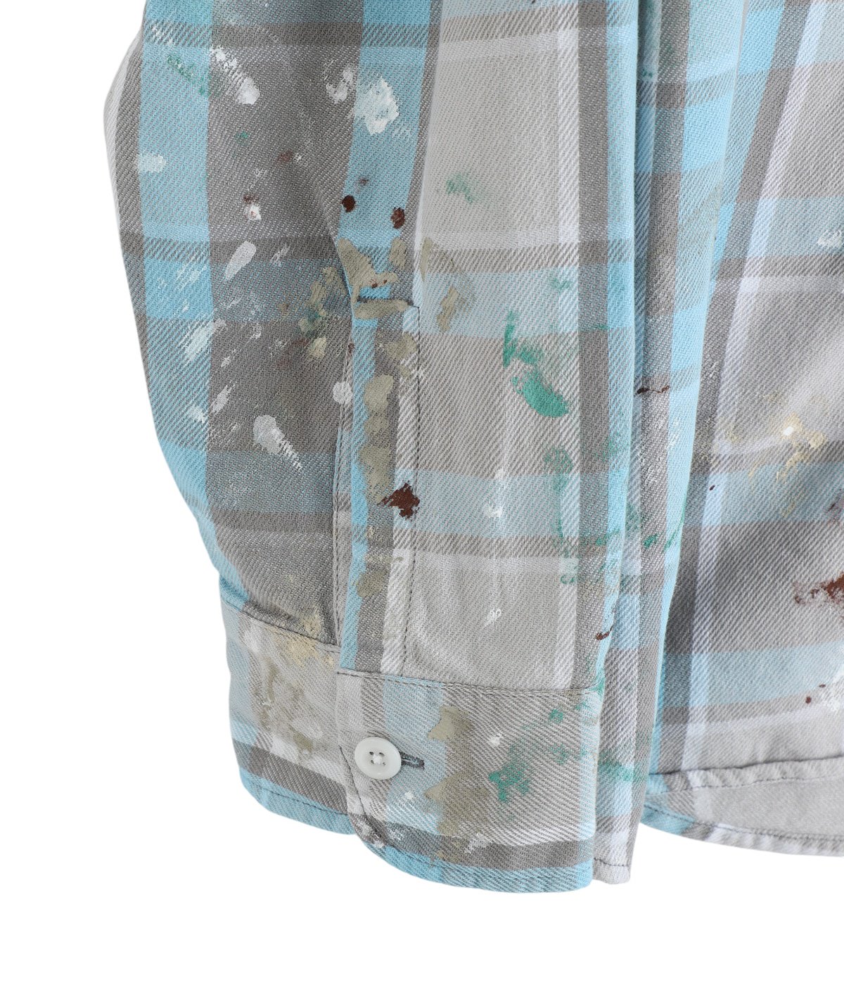 PAINTERS PAINT STAINED FLANNEL SHIRT | BOW WOW(バウワウ
