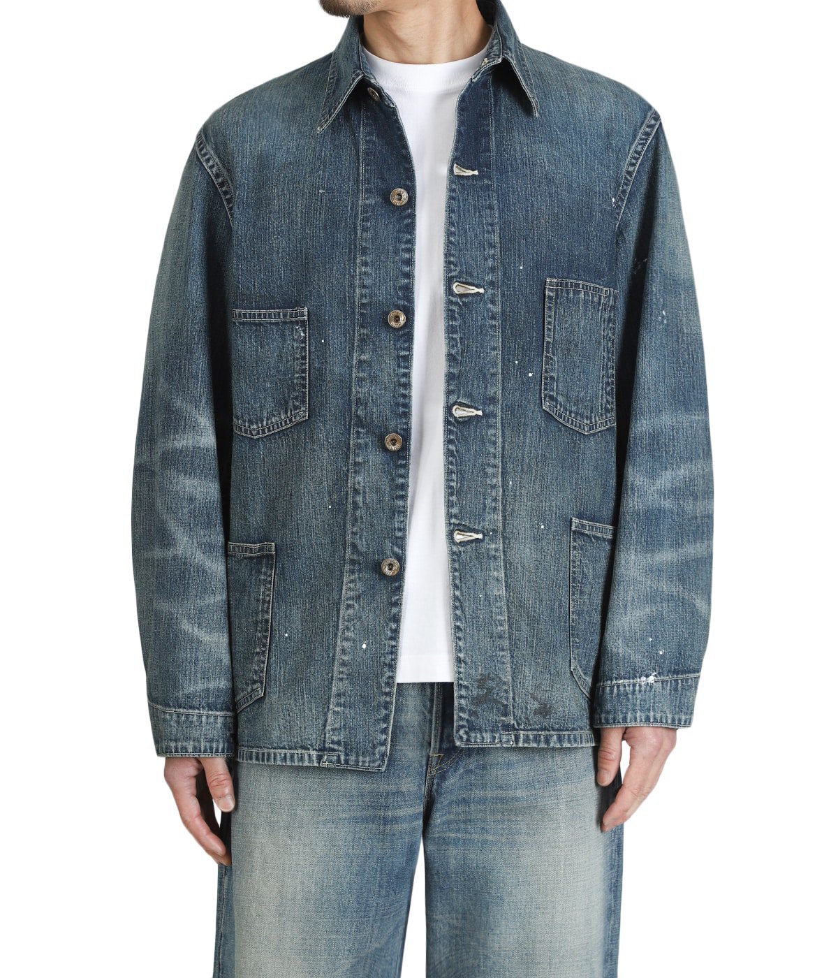 HERITAGE DENIM CHORE COAT AGED | BOW WOW(バウワウ) / アウター