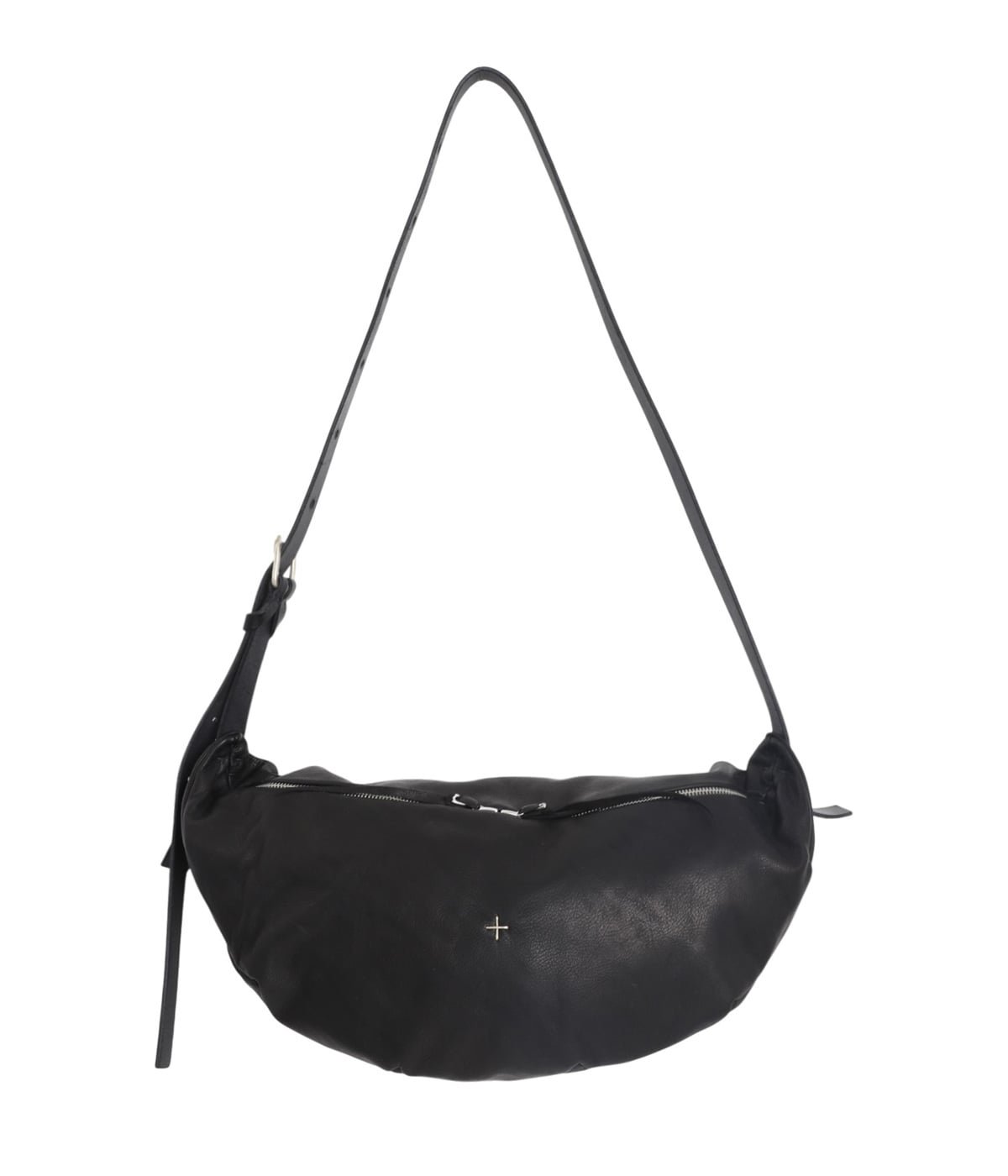 medium zig zag belt bag w/silver crosses | m.a+(エムエークロス