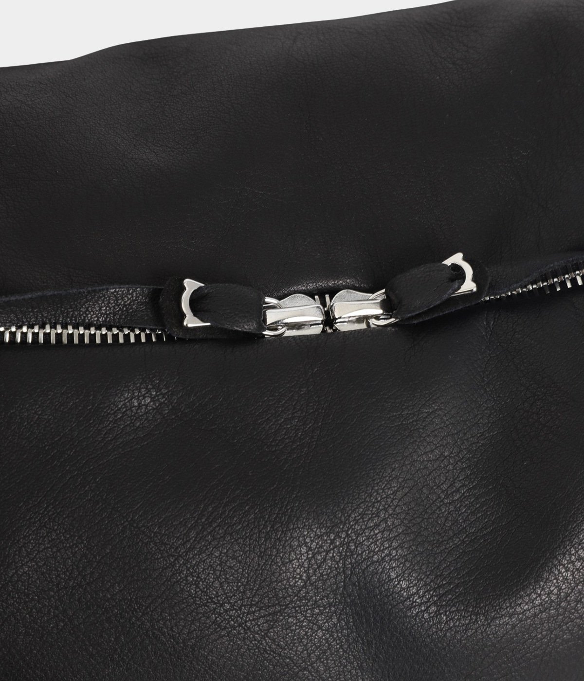 medium zig zag belt bag w/silver crosses | m.a+(エムエークロス
