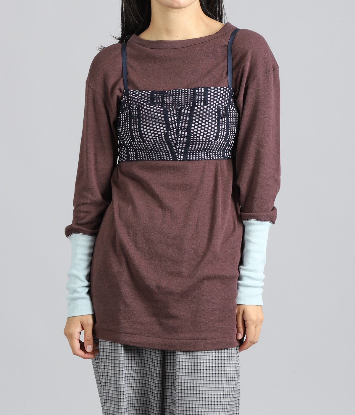 model（162cm） 着用サイズ：M/L