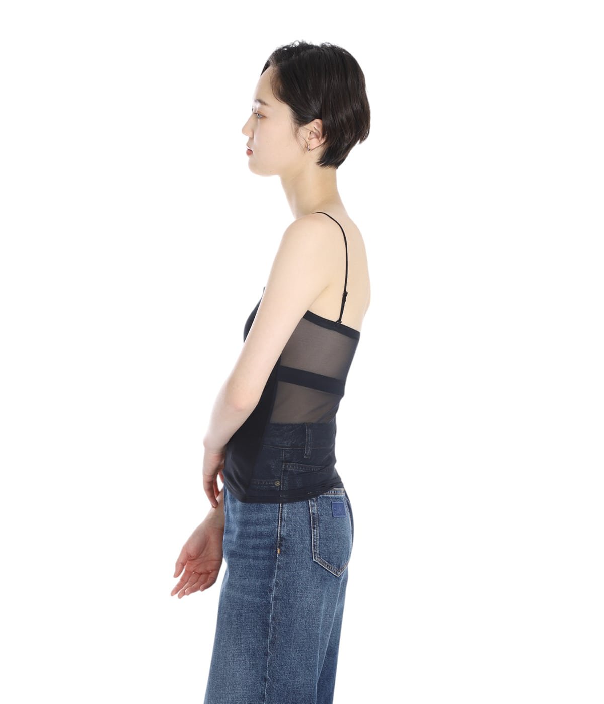 Mii:）♡♡♡ OVERNEATH】Bra056 バーガンディ　ML レディース】Bra056スムース×ネット | OVERNEATH(オーバーニース