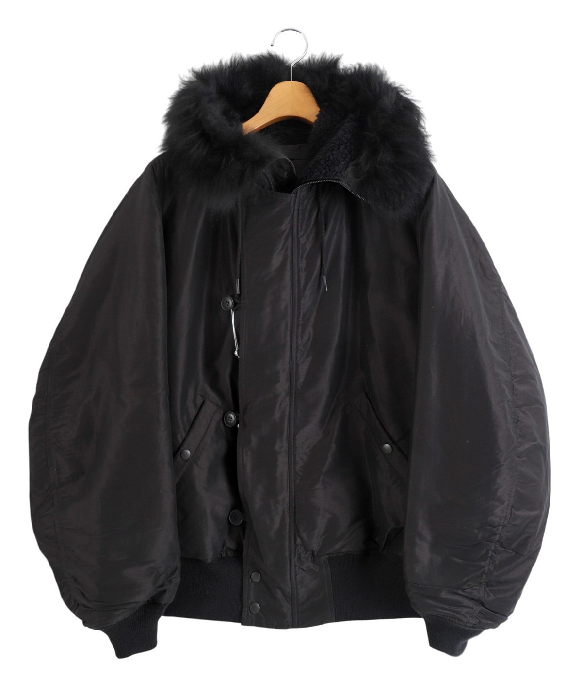 22AW comoli コモリ コットンシルク　ミリタリージャケット　ネイビー1 22AW comoli コモリ コットンシルク ミリタリージャケット ネイビー1