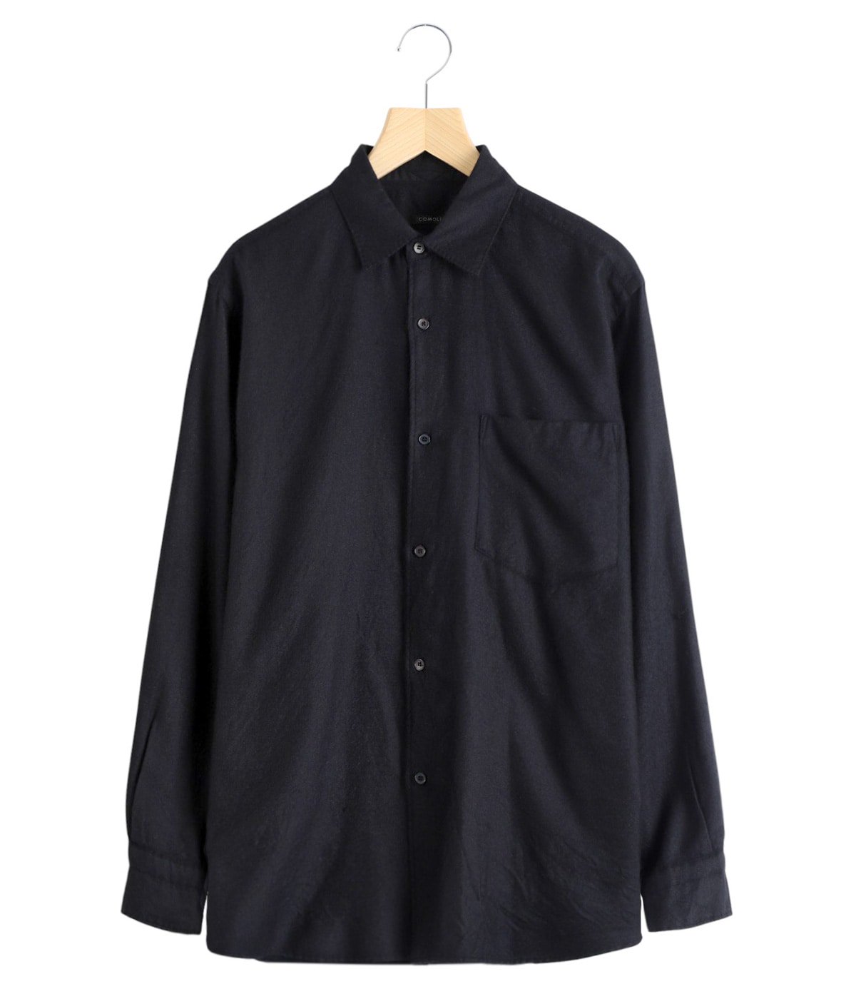 コモリ60%カシミアシャツ カシミヤシルク 製品染シャツ | COMOLI(コモリ) / トップス 長袖