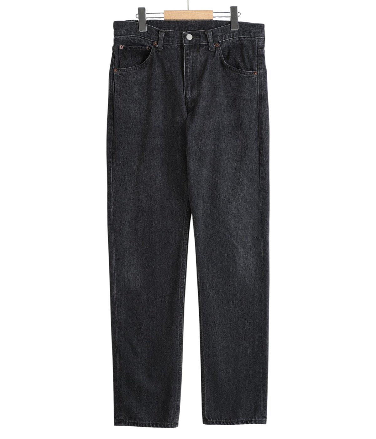 パンツ comoli 5P denim pants Comoli | デニム 5Pパンツ Black