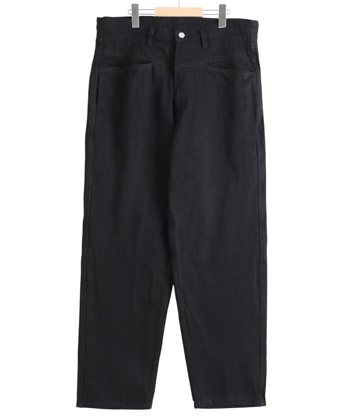 215090 COMOLI ブラックデニムB.D.Uパンツ 2 デニム パンツ comoli