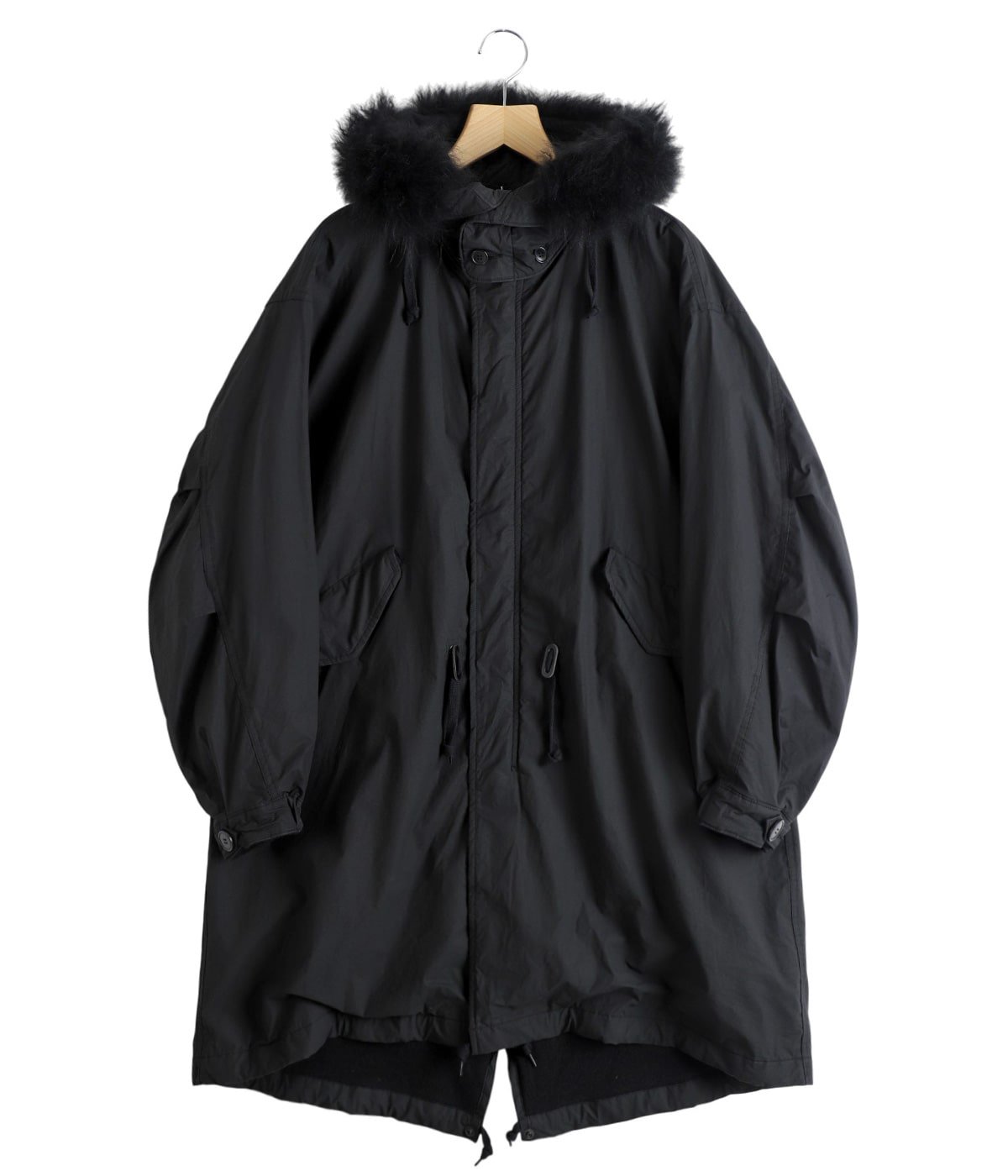 COMOLI コットンナイロンフーデッドコート 2 COMOLI / コットン