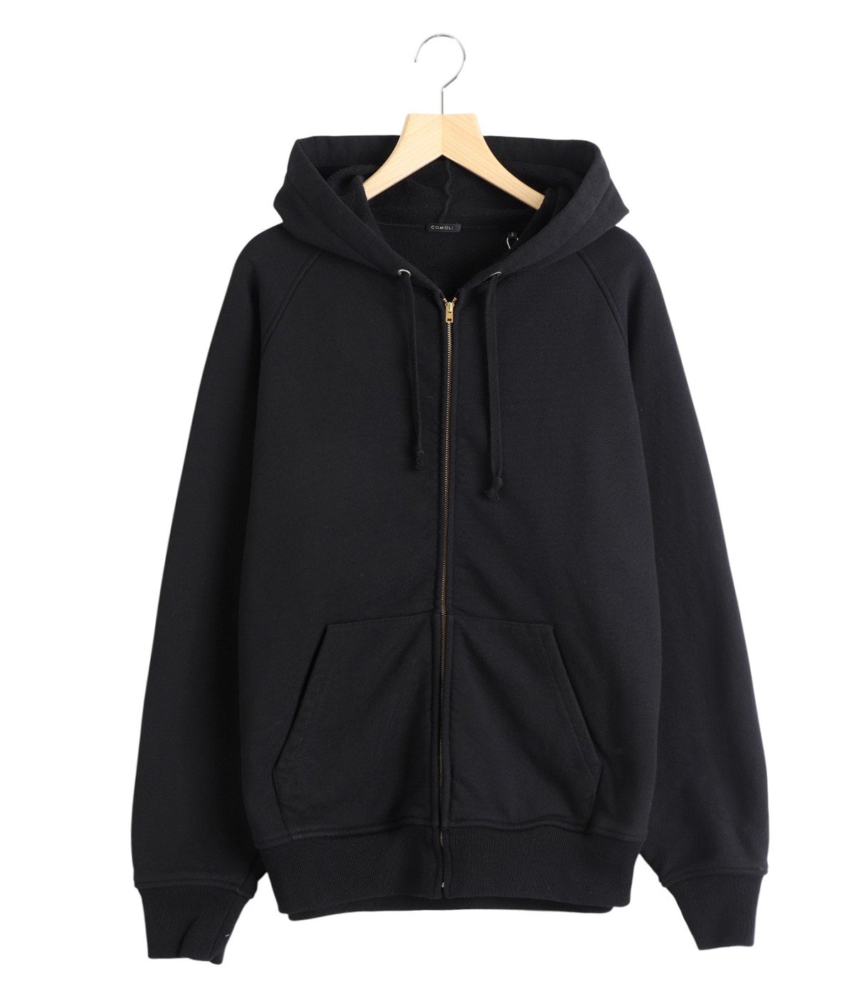 COMOLI　コモリ C/W 裏毛ジップパーカ　3 COMOLI (コモリ) C/W 裏毛ジップパーカ