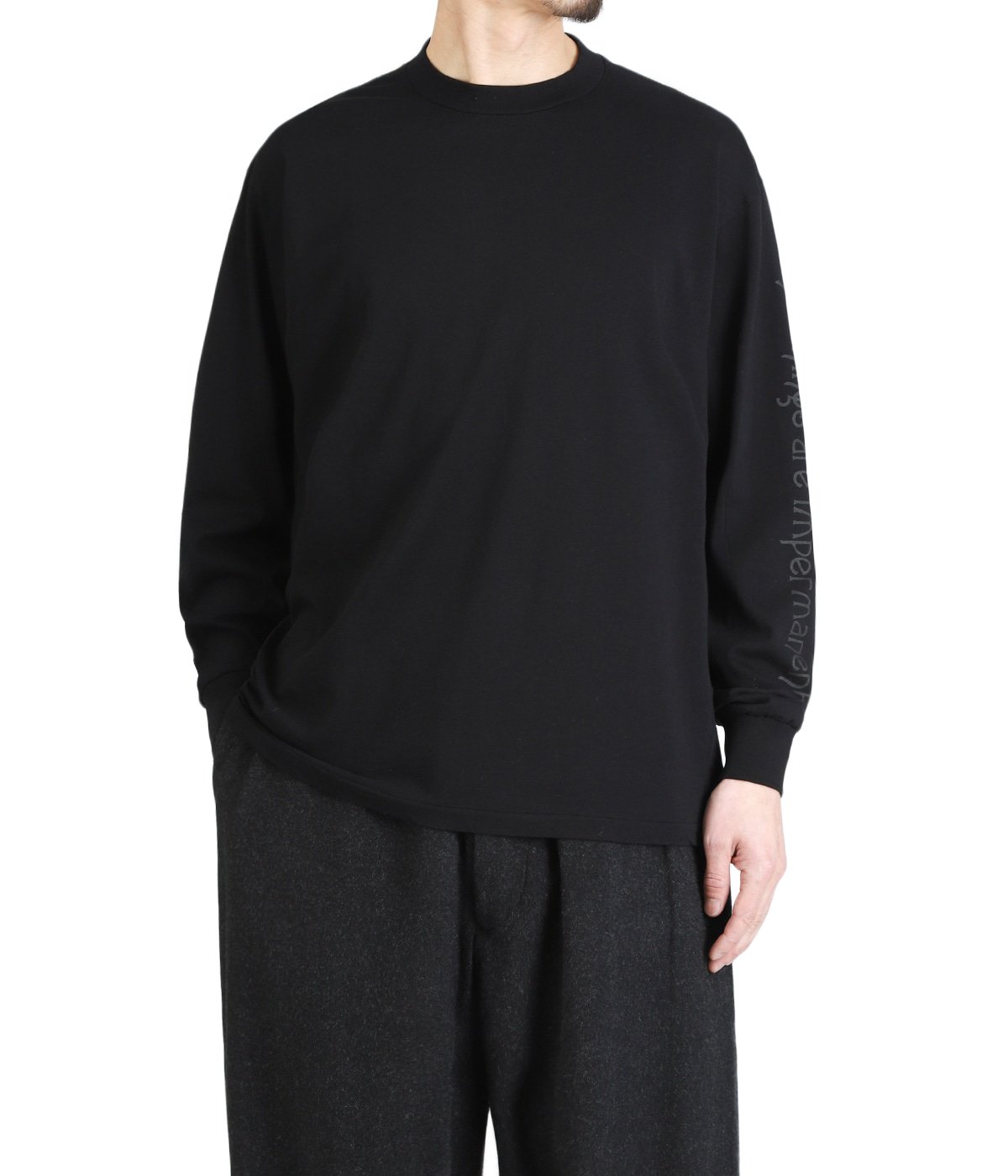 コットンカシミヤ 長袖Tシャツ | COMOLI(コモリ) / トップス