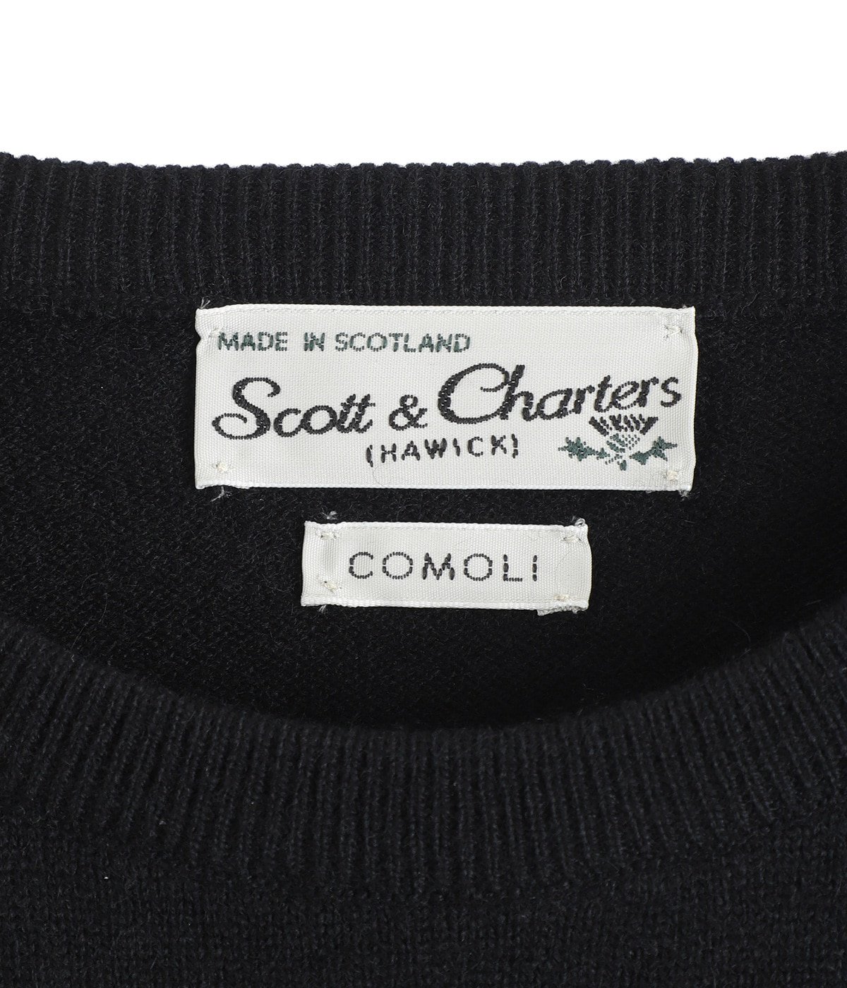 SCOTT&CHARTERS別注 クルーネックニット | COMOLI(コモリ) / トップス