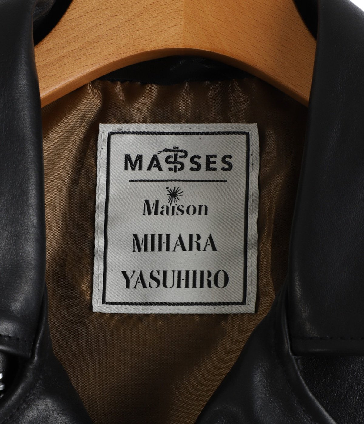 Maison MIHARA YASUHIRO HORSE LEATHER DOUBLE ZIP JACKET VINTAGE MMY