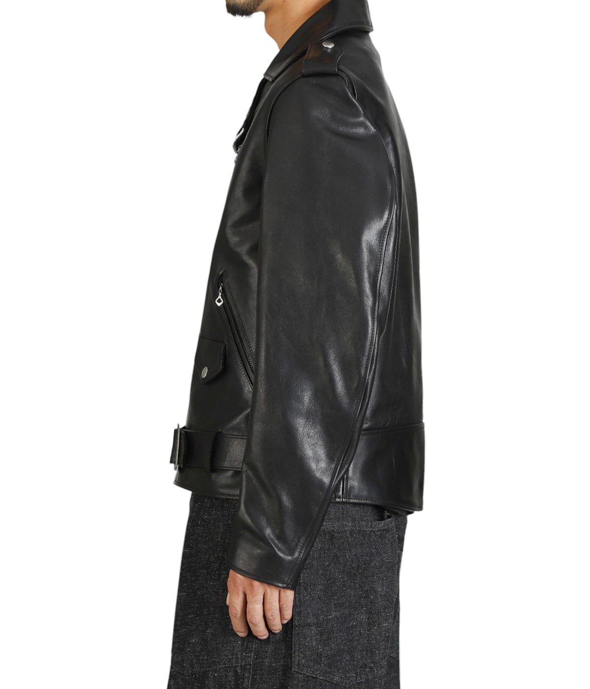 ジャケット・アウター masasan Maison MIHARA YASUHIRO HORSE LEATHER DOUBLE ZIP JACKET VINTAGE MMY