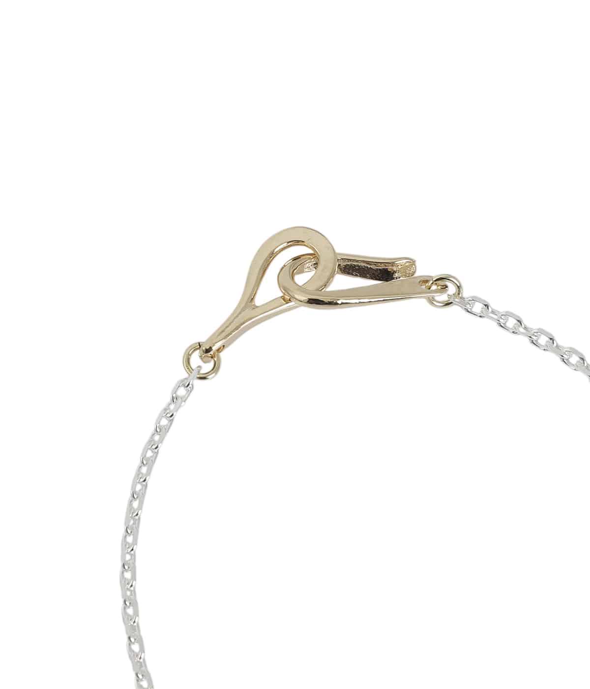 INFINITY HOOK CABLE CHAIN（18K GOLD ACCENT）-XS -60cm- | LARRY