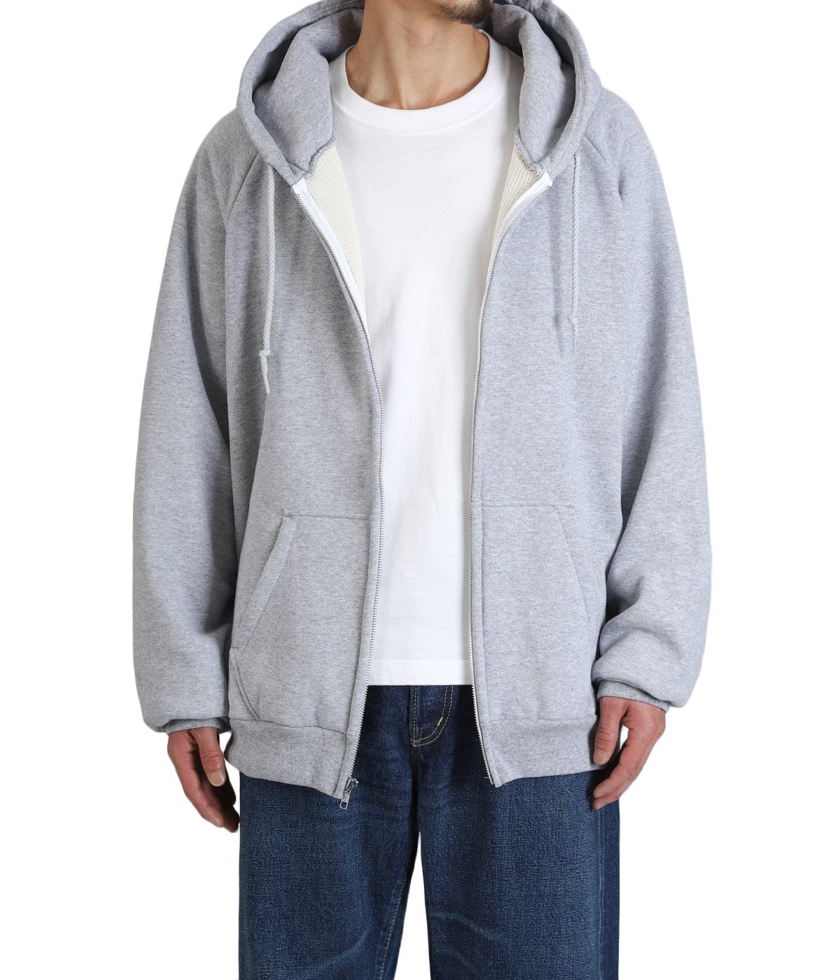 ASTRAET✖️CAMBER サイドジップ グレイパーカー Camber USA #231 Heavyweight Zip Hoody Heather Grey