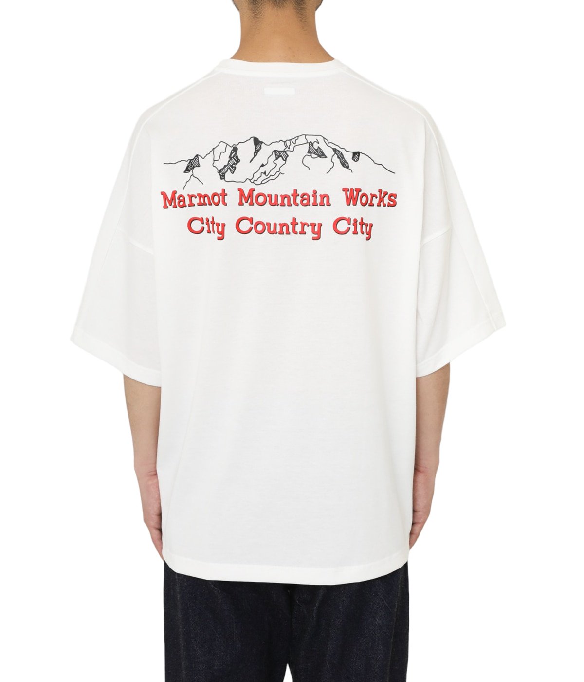 CITY COUNTRY CITY x Marmot ビッグサイズドライTシャツ