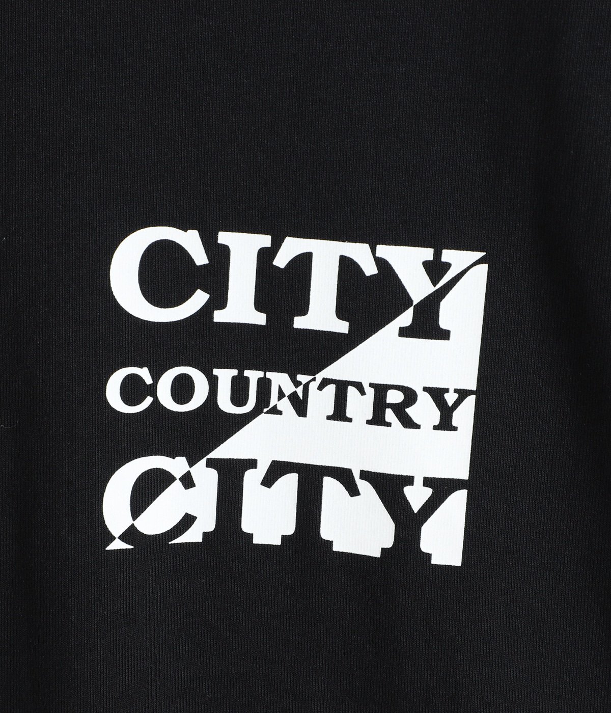 CITY COUNTRY CITY (シティーカントリーシティー) COTTON L/S T