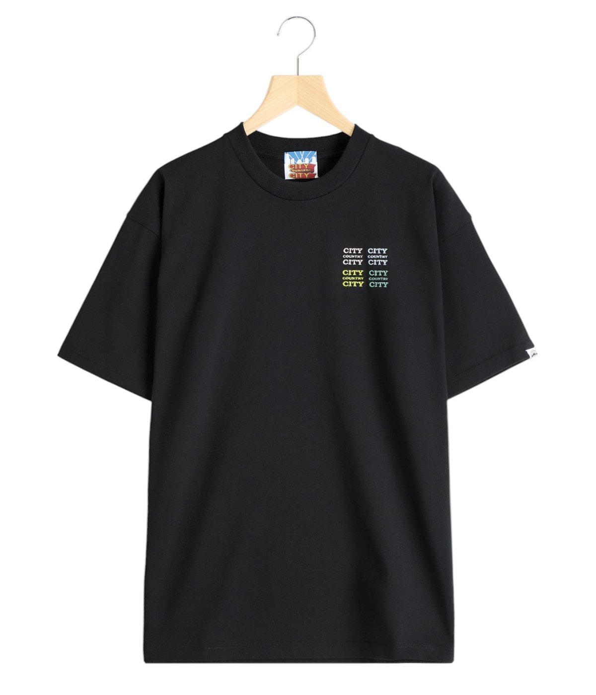 EMBROIDERED LOGO COTTON S/S T-SHIRT_CCCC | CITY COUNTRY CITY