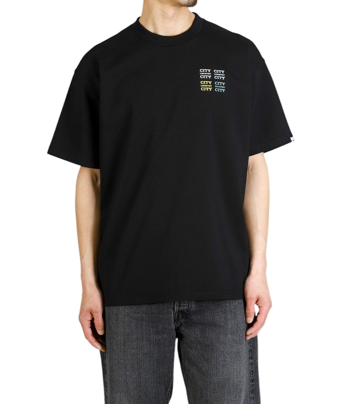 EMBROIDERED LOGO COTTON S/S T-SHIRT_CCCC | CITY COUNTRY CITY