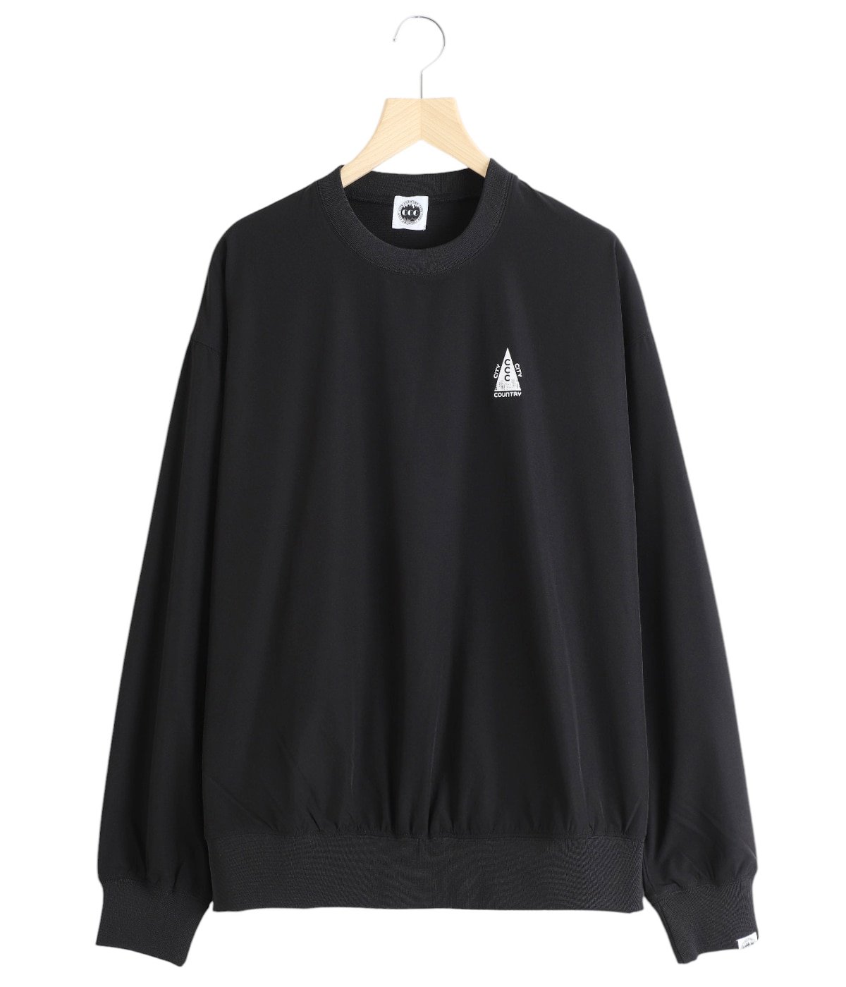 【C/GRAY】CITY COUNTRY CITY STRETCH CREWNECK STRETCH CREWNECK | CITY COUNTRY CITY(シティー カントリー シティー
