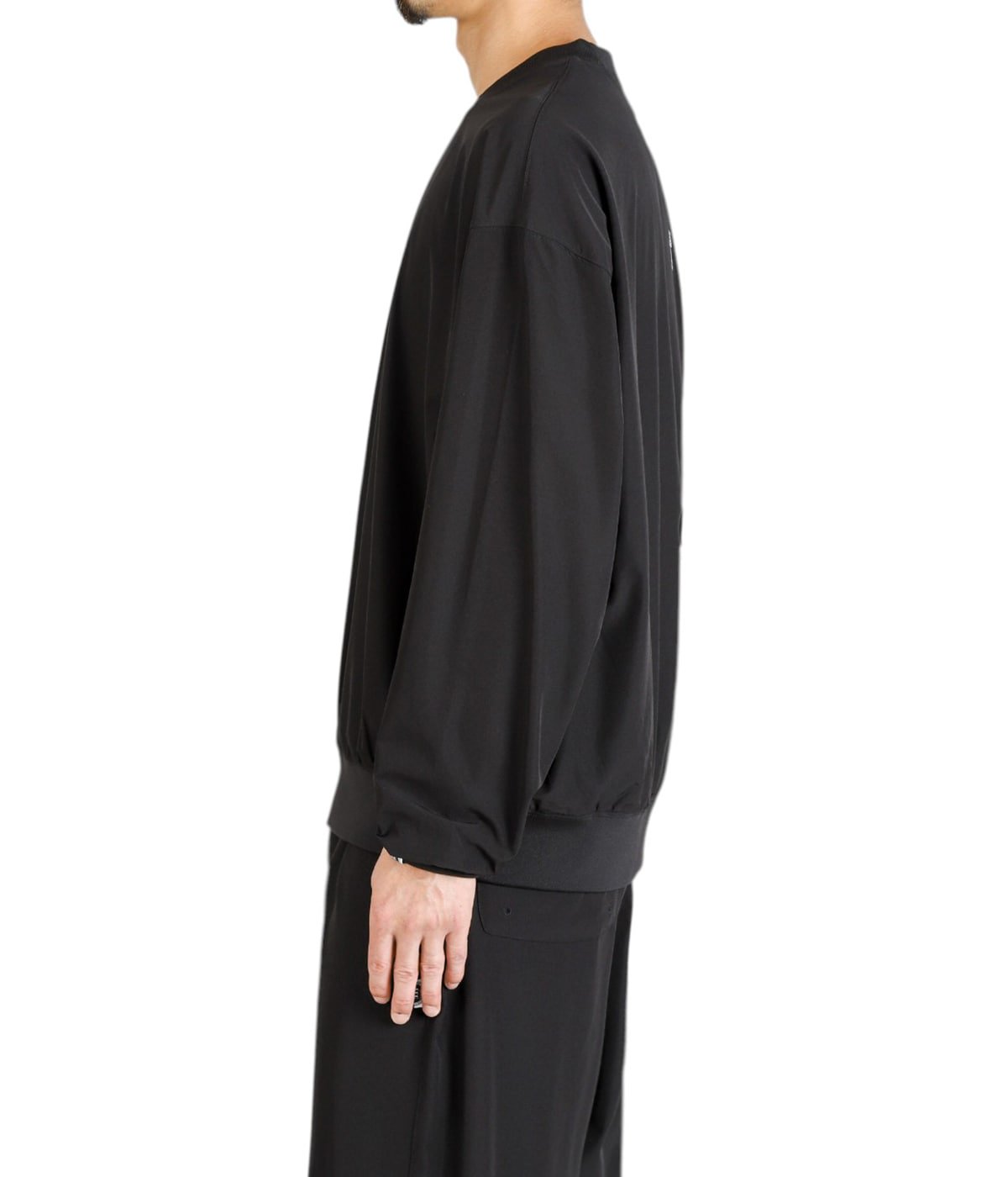 【BLACK】CITY COUNTRY CITY STRETCH CREWNECK STRETCH CREWNECK | CITY COUNTRY CITY(シティー カントリー シティー