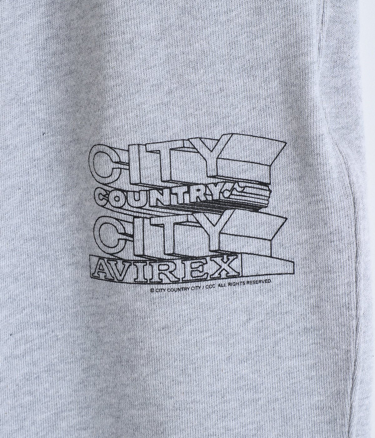 CITY COUNTRY CITY x AVIREX_SWEAT PANTS | CITY COUNTRY CITY