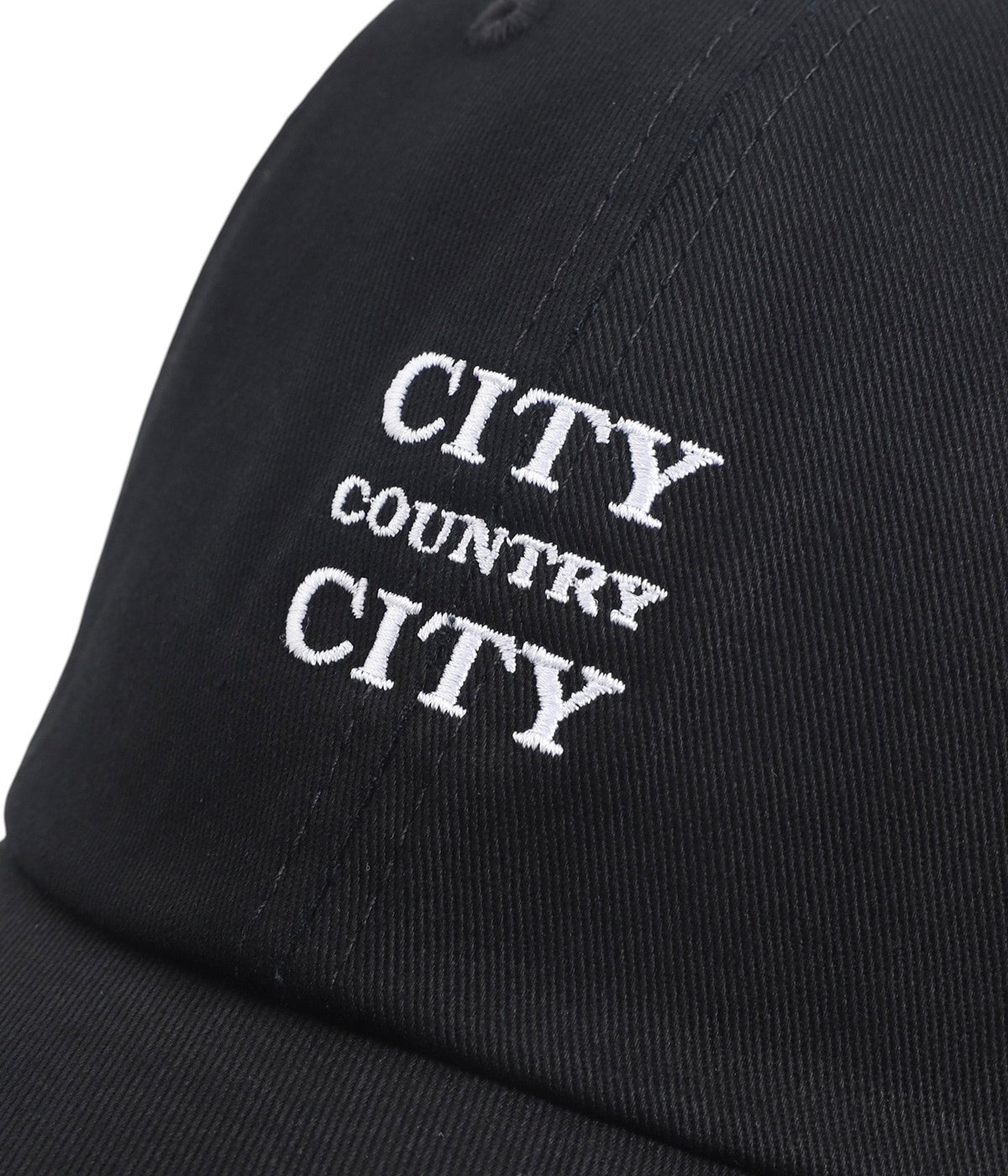 EMBROIDERD LOGO COTTON CAP_CITY COUNTRY CITY | CITY COUNTRY CITY