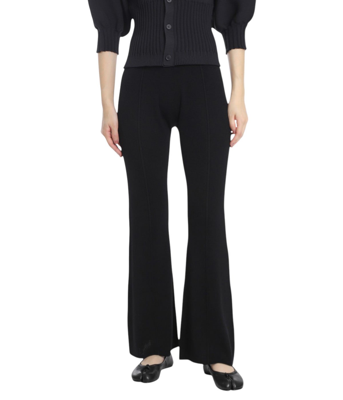 【専用】CFCL BS RIB TIGHT FLARE PANTS CFCL Rib Tight Flare Pants Navy – Neighbour