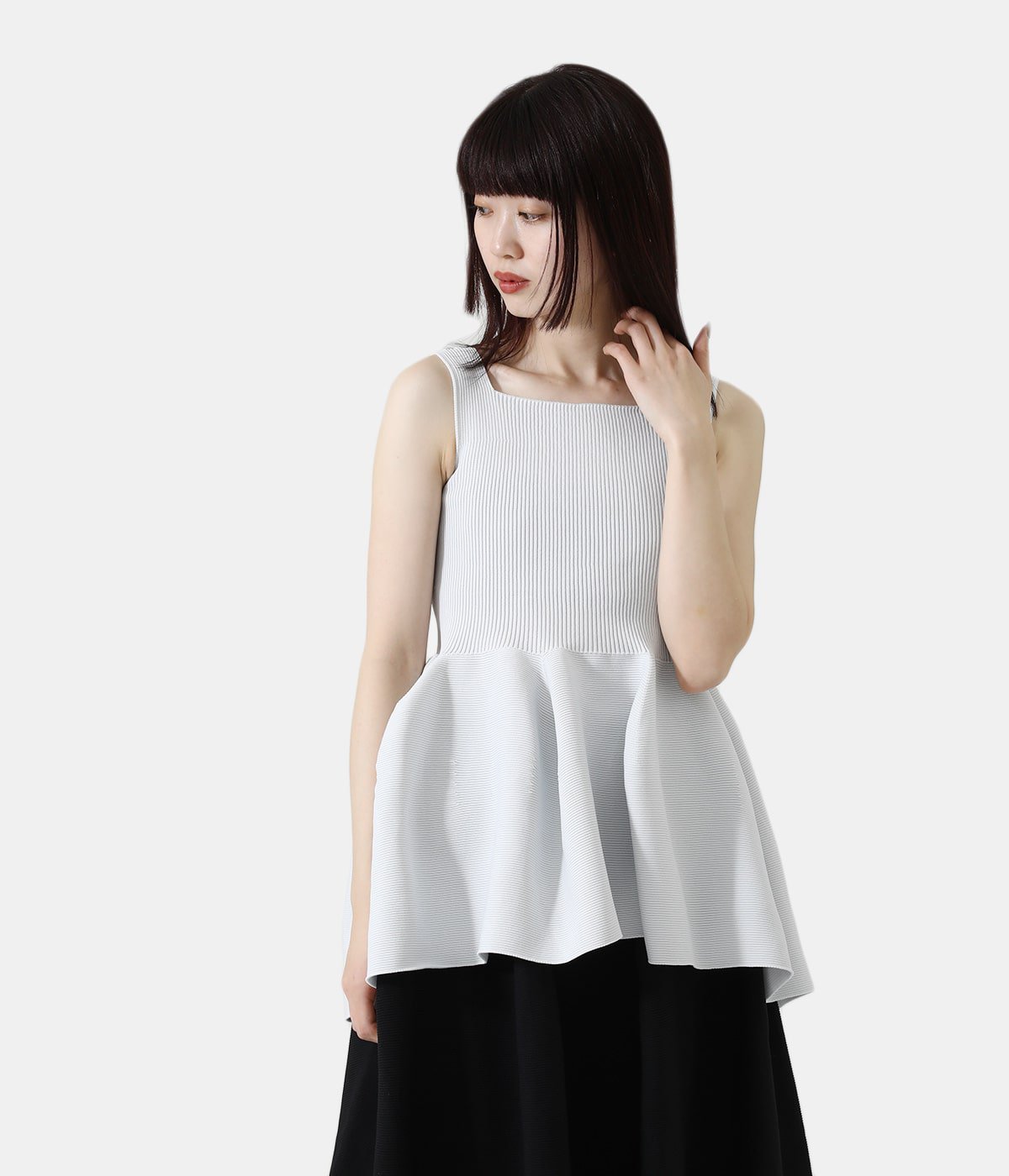 タグ付き新品 CFCL 23SS PORTRAIT TOP ブラック