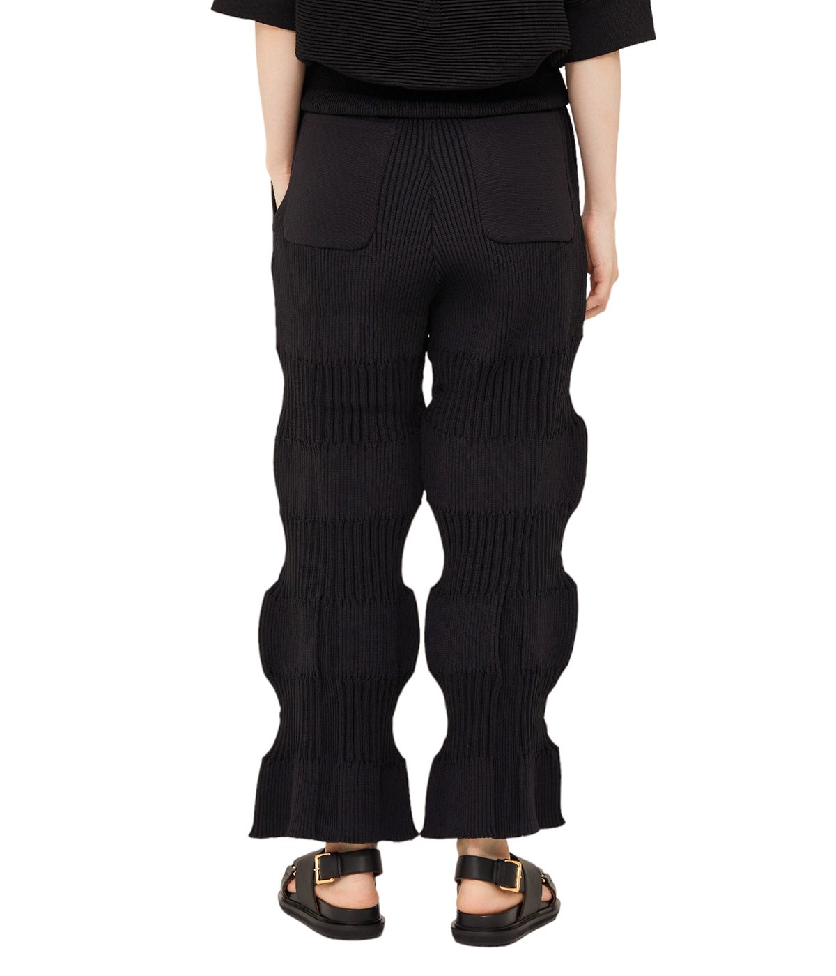 シーエフシーエル CFCL FLUTED PANTS 2 CF004KF048 リブデザイン