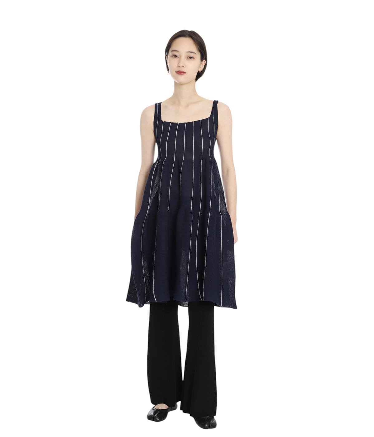 レディース】TC CASCADES SLEEVELESS MINI DRESS | CFCL